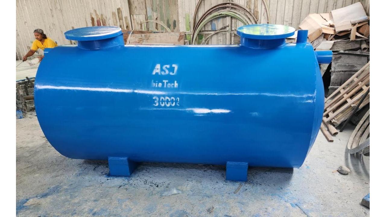 Pengiriman Bio Septictank 3000 L di Idoharvest